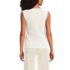 Women's Sleeveless Pointelle Rib Boat Neck Tank, Back