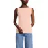 Women's Sleeveless Pointelle Rib Boat Neck Tank, Front