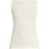 Women's Sleeveless Pointelle Rib Boat Neck Tank, Front