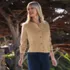 Women's Fine Gauge Cotton Milano Blazer Sweater, alternative image