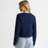 Women's Fine Gauge Cotton Milano Blazer Sweater, Back