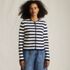 Women's Petite Fine Gauge Cotton Milano Blazer Sweater, Front