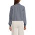 Women's Cropped Flannel Shirt, Back