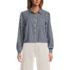 Women's Cropped Flannel Shirt, Front
