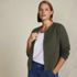 Women's Plus Size Fine Gauge Cotton Milano Blazer Sweater, alternative image