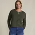 Women's Plus Size Fine Gauge Cotton Milano Blazer Sweater, Front
