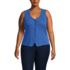 Women's Plus Size Drapey Rib Vest, Front