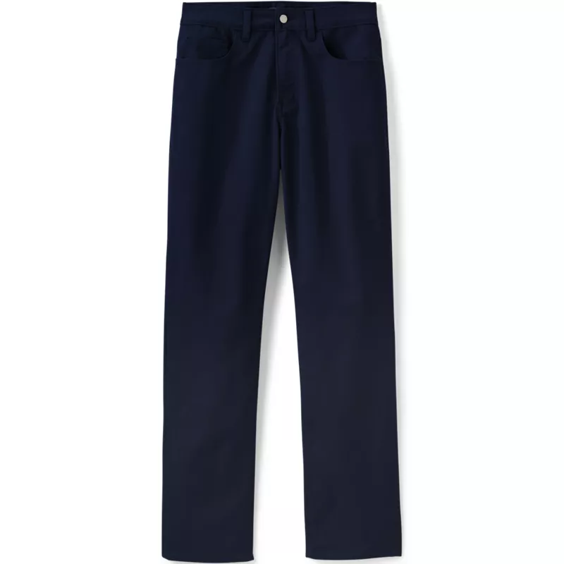 Men's Travel Kit Comfort Waist Classic Straight Fit 5 Pocket Pant, alternative image