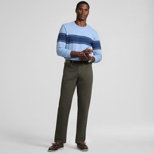 men's no iron dress pant green color classic fit Straight Pants Dark Perfect for day or night Mens No-Iron Pants - Bottoms,