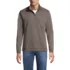 Men's Long Sleeve Travel Kit Pique Quarter Zip, Front