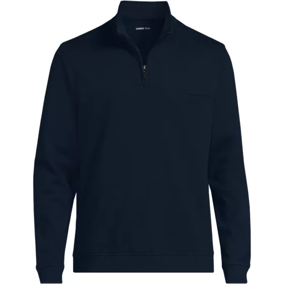 Men's Tall Long Sleeve Travel Kit Pique Quarter Zip - primary