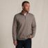 Men's Long Sleeve Travel Kit Pique Quarter Zip, Front