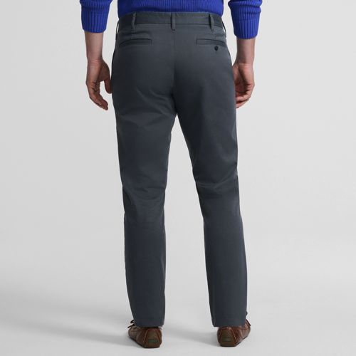  Lands' End Slim Fit Chinohose Travel, Herren, Größe:46 71 Regular, Grau, By Lands' End 