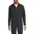 Men's Long Sleeve Cooling Performance Pique Quarter Zip, Front
