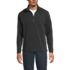 Men's Long Sleeve Cooling Performance Pique Quarter Zip, Front