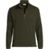 Men's Long Sleeve Cooling Performance Pique Quarter Zip, Front