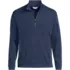 Men's Long Sleeve Cooling Performance Pique Quarter Zip, Front