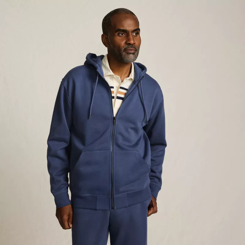 Men's Long Sleeve RainDefense Serious Sweats Full Zip Hoodie, alternative image