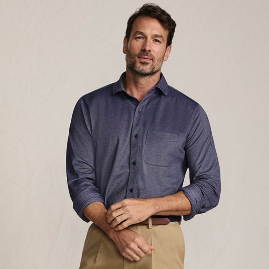 Men's Tall Dress Shirts | Lands' End