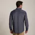 Men's Long Sleeve Knit Travel Kit Oxford Shirt, Back