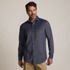 Men's Long Sleeve Knit Travel Kit Oxford Shirt, Front