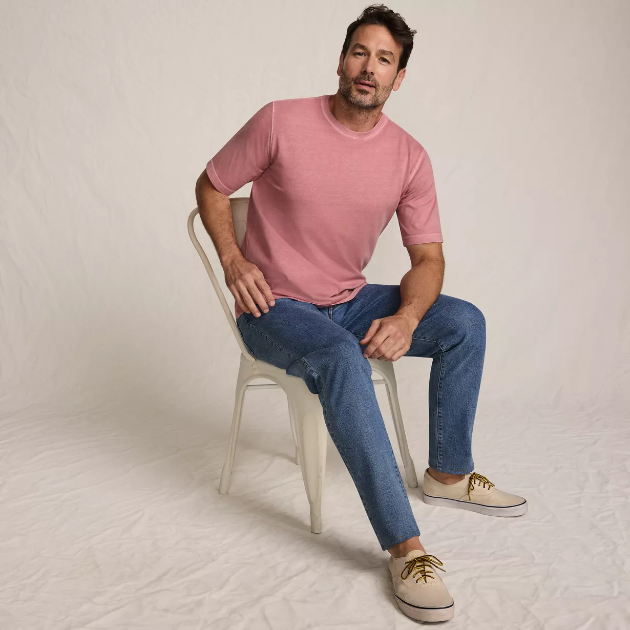 Men's Short Sleeve Sun Faded Super T