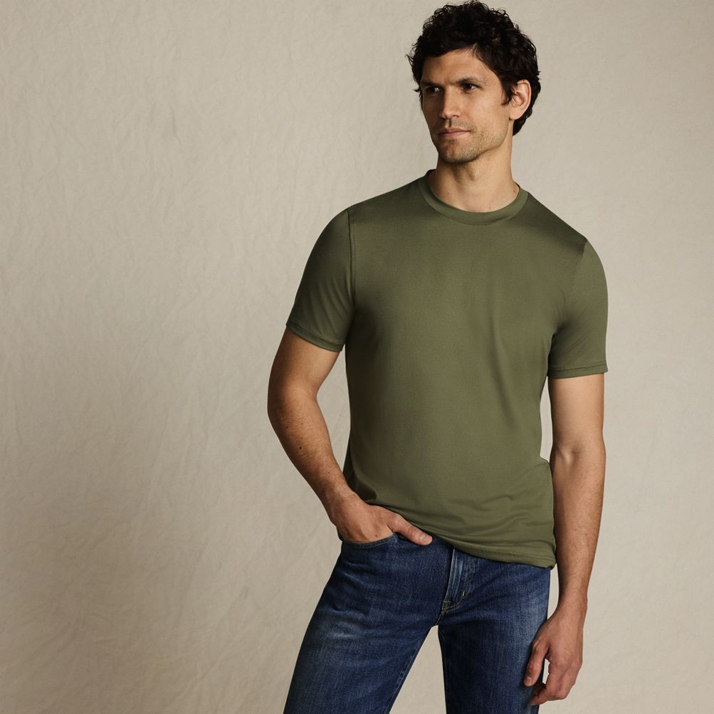Men's Short Sleeve Cooling Performance Tee | Lands' End