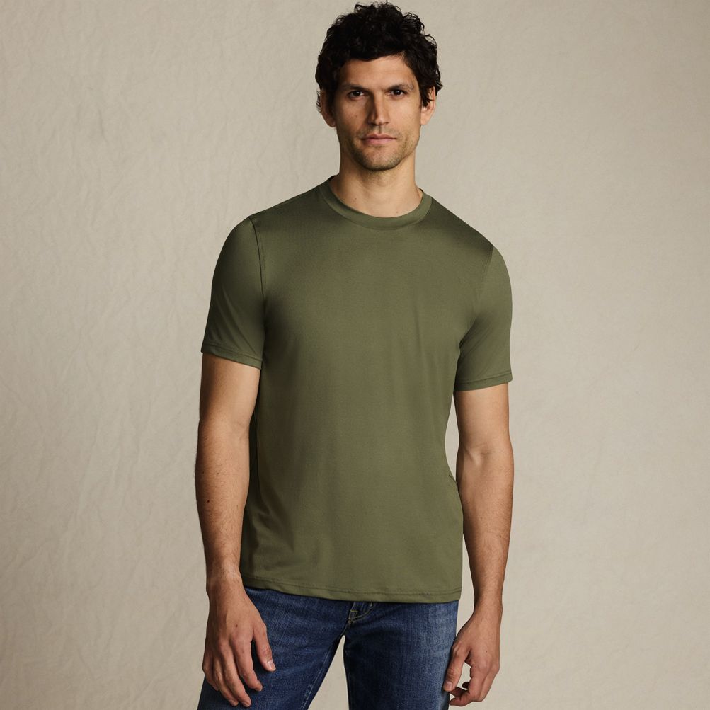 Men's Short Sleeve Cooling Performance Tee | Lands' End