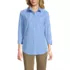 School Uniform Women's Three Quarter Sleeve Broadcoth Easy Shirt, Front