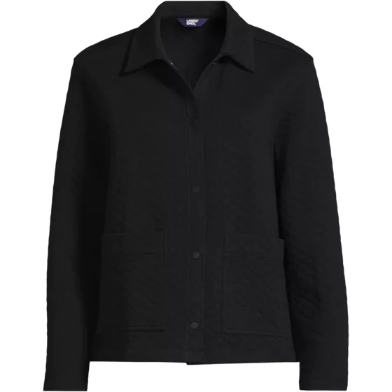 Women's Quilted Shirt Jacket - primary