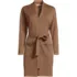 School Uniform Women's Regular Cotton Modal Tie Waist Duster Cardigan Sweater, Front