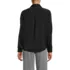 Women's Charmeuse Utility Popover Blouse, Back
