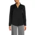 Women's Charmeuse Utility Popover Blouse, Front