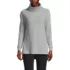 Women's Long Sleeve Waffle Cowl Neck Tunic, Front