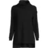 Women's Plus Size Long Sleeve Waffle Cowl Neck Tunic, Front