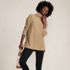 Women's Long Sleeve Waffle Cowl Neck Tunic, alternative image