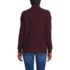 Women's Long Sleeve Waffle Shawl Collar Henley, Back