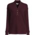 Women's Long Sleeve Waffle Shawl Collar Henley