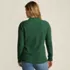 Women's Long Sleeve Waffle Shawl Collar Henley, Back