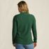 Women's Long Sleeve Waffle Shawl Collar Henley, Back