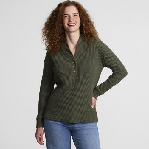 Women's Waffle Knit Shirts | Lands' End