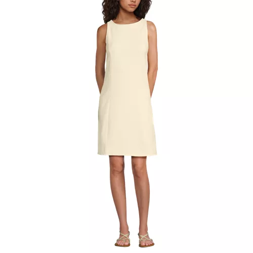 Women's Starfish Sleeveless Shift Dress, Front