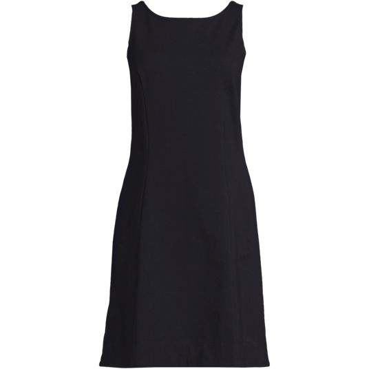 cap sleeve knee length dress Norma Kamali Cap Sleeve Peplum Dress