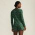 Women's Brushed Cozy Waffle 2 Piece Pajama Set - Long Sleeve Top and Shorts, Back