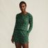 Women's Brushed Cozy Waffle 2 Piece Pajama Set - Long Sleeve Top and Shorts, Front