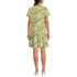 Women's Cotton Jersey Tiered Mini Dress, Back