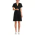 Women's Cotton Jersey Tiered Mini Dress, Front