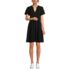 Women's Cotton Jersey Tiered Mini Dress, Front