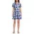 Women's Cotton Jersey Tiered Mini Dress, Front
