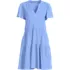 Women's Cotton Jersey Tiered Mini Dress, Front